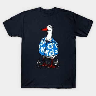 Hawaiian Shirted Duck T-Shirt